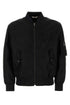 Valentino Garavani Men Black Nylon Bomber Jacket by Luosophy