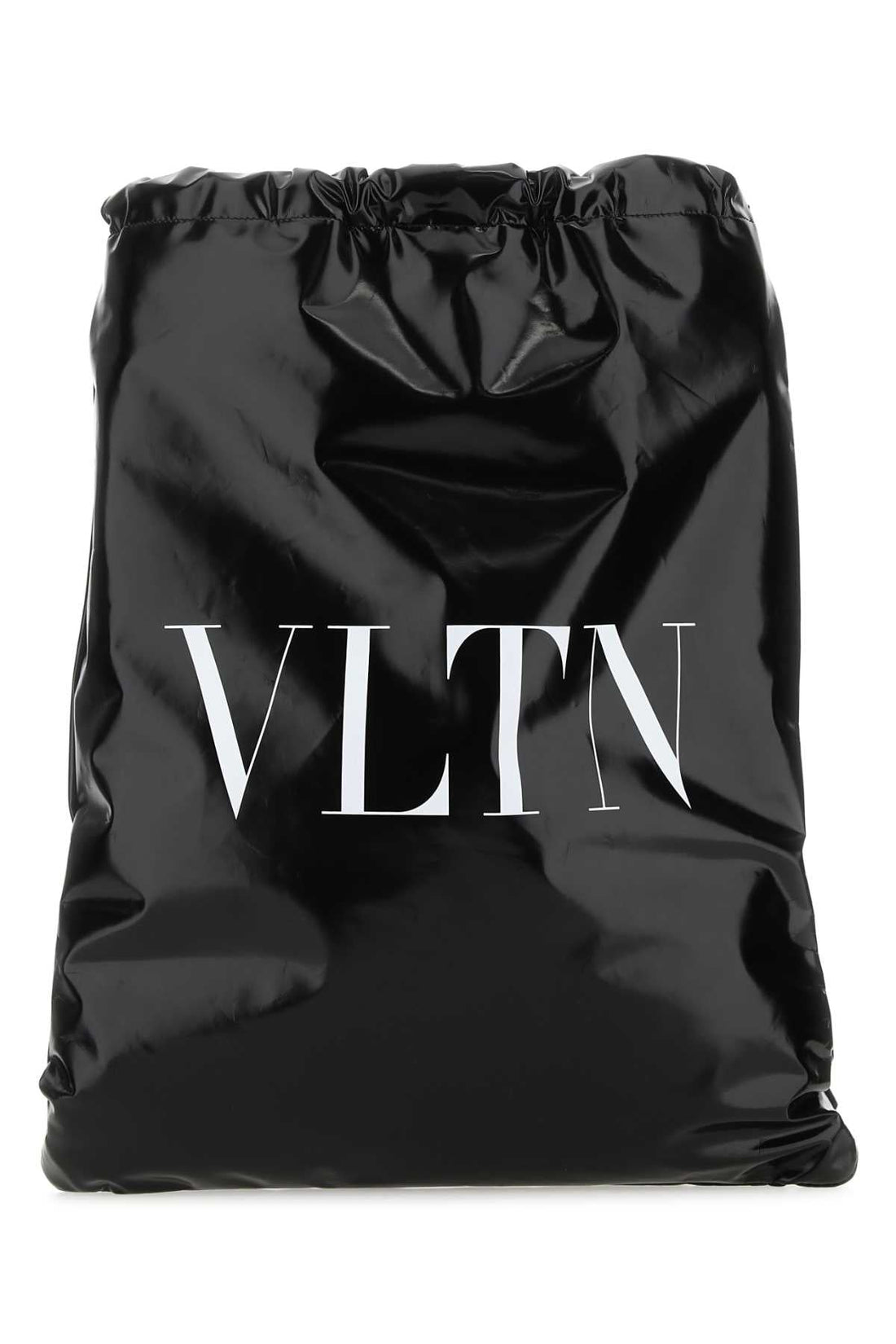 Valentino Garavani Men Black Leather Vltn Sack by Luosophy