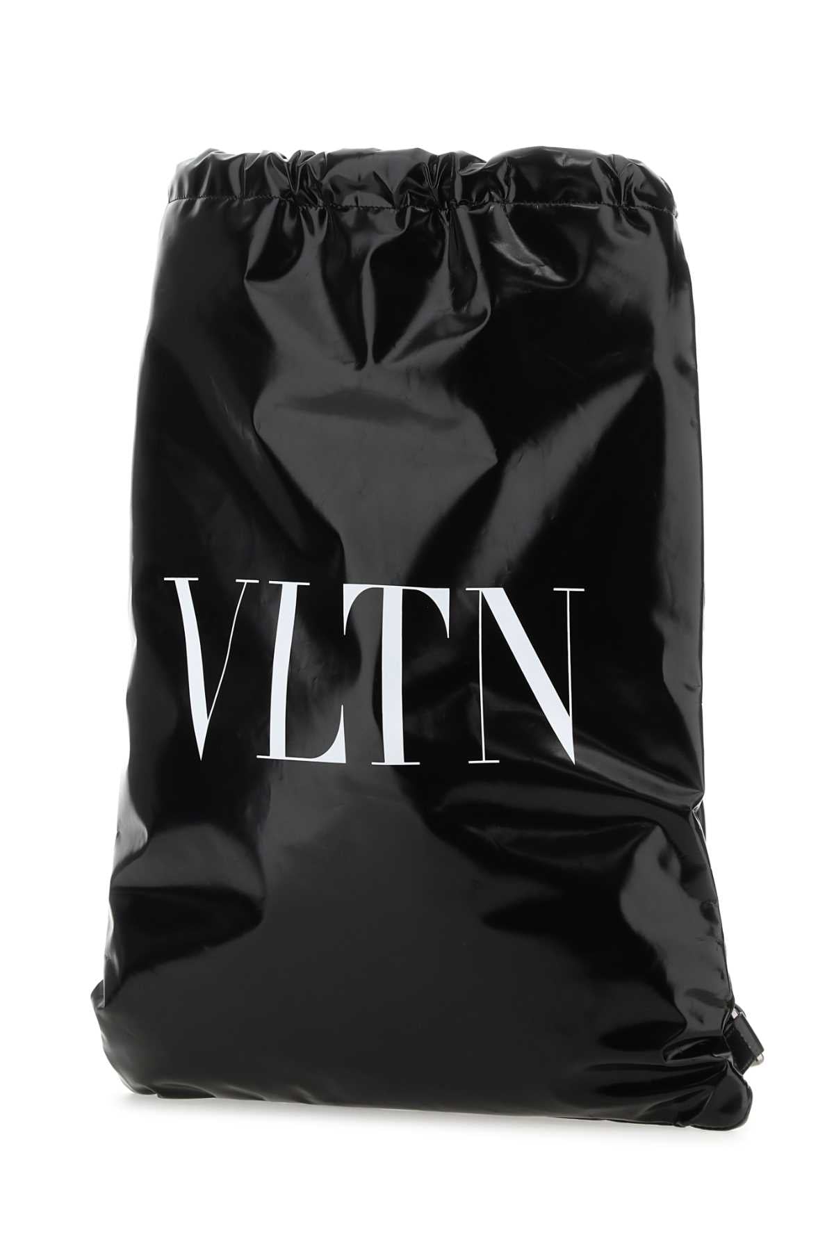 Valentino Garavani Men Black Leather Vltn Sack by Luosophy