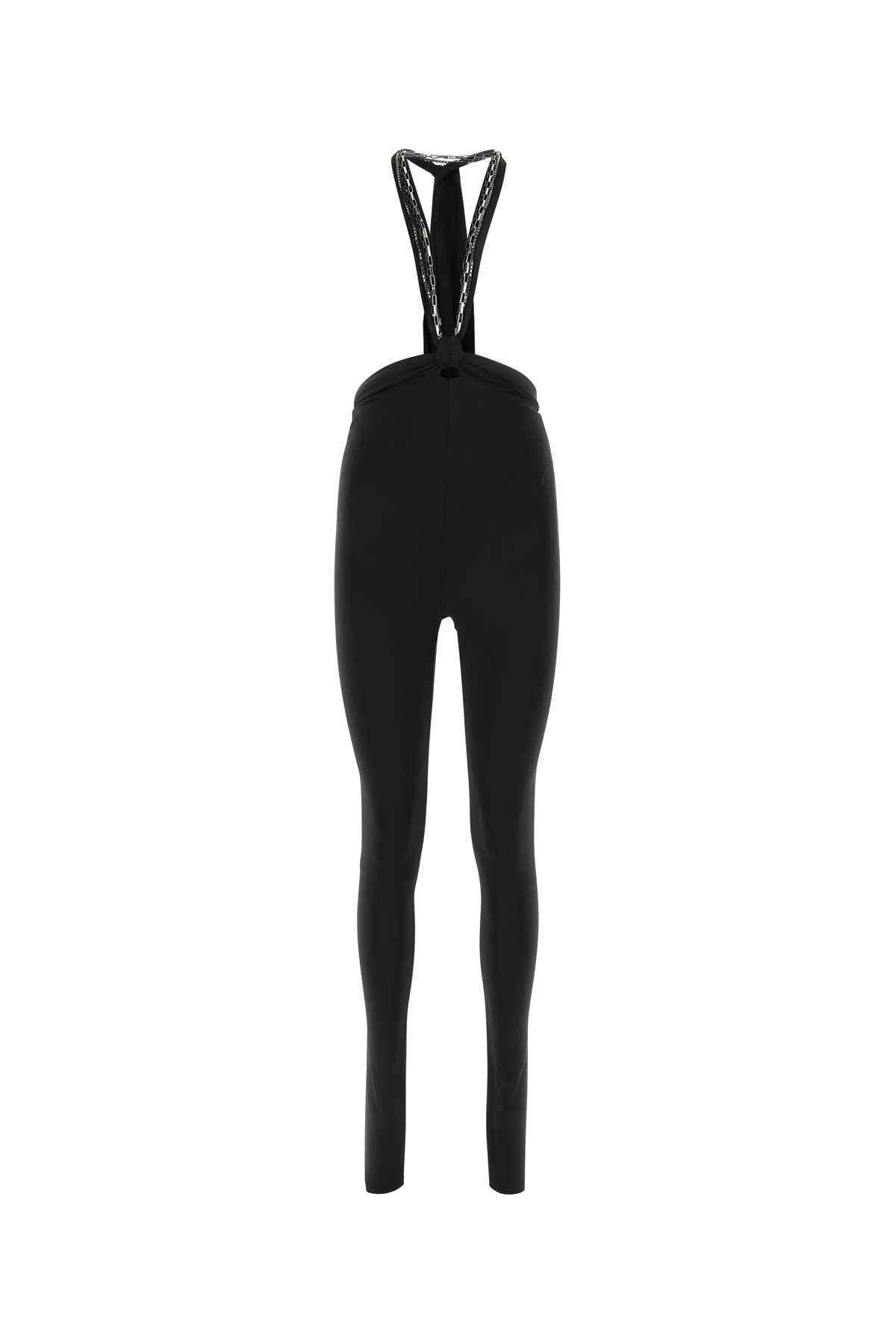 The Attico Women Black Stretch Polyester Ruby Pant by Luosophy