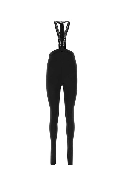 The Attico Women Black Stretch Polyester Ruby Pant by Luosophy