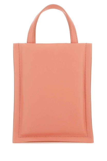 Salvatore Ferragamo Women Salmon Nappa Leather Mini Viva Bow Handbag by Luosophy