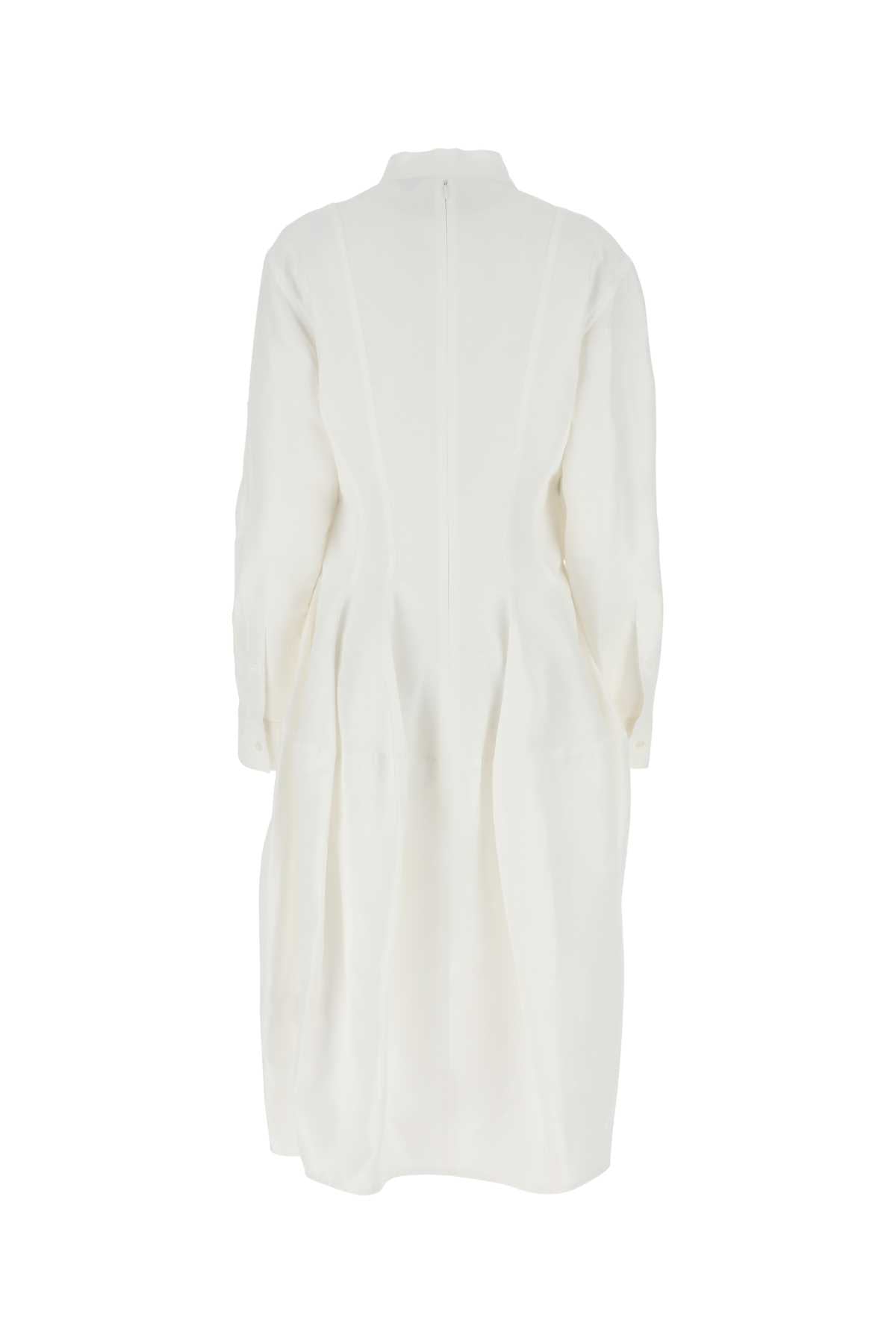 Bottega Veneta Women White Viscose Blend Dress by Luosophy