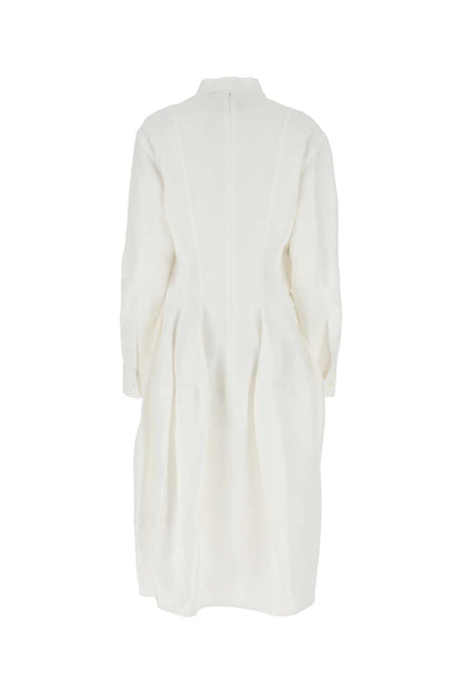 Bottega Veneta Women White Viscose Blend Dress by Luosophy