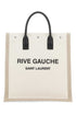 Saint Laurent Men Two-Tone Canvas Rive Gauche Shopping Bag by Luosophy