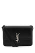 Saint Laurent Men Black Leather Solferino Shoulder Bag by Luosophy