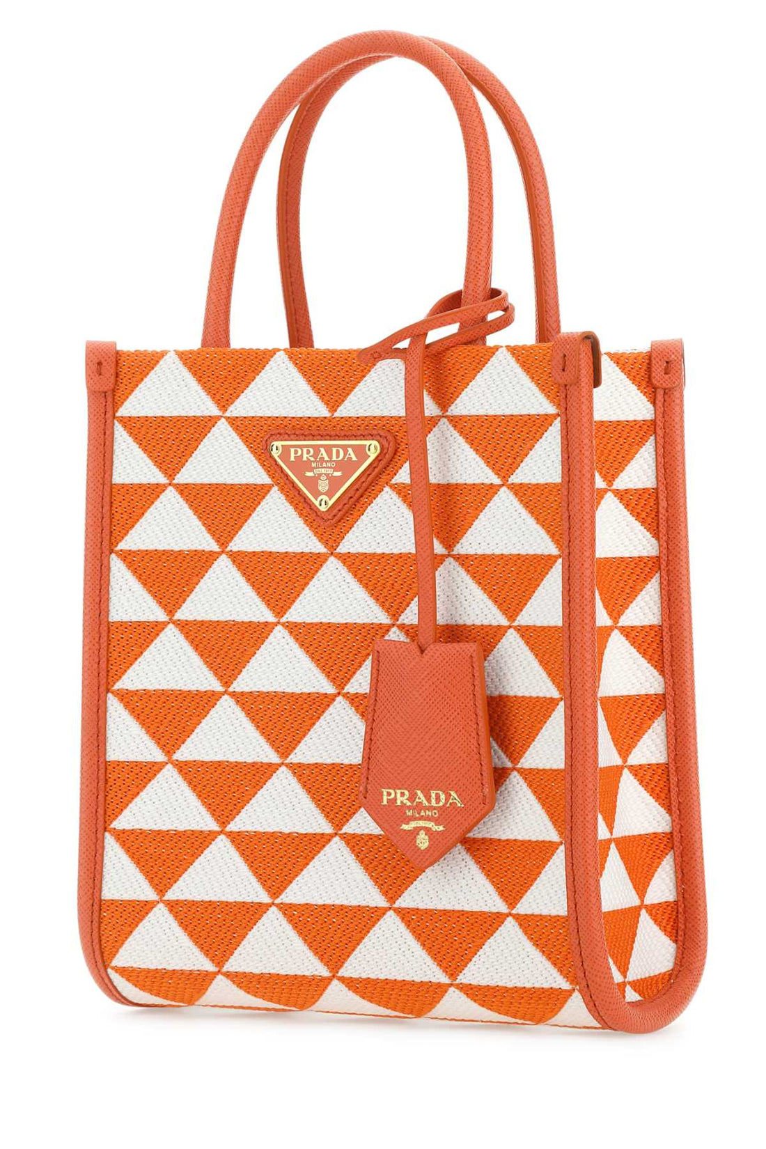 Prada Women Embroidered Fabric Micro Symbole Handbag by Luosophy