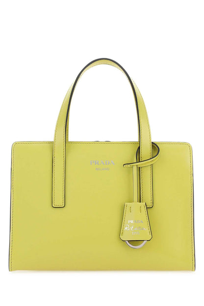Prada Women Acid Green Leather Re-Edition 1995 Handbag by Luosophy