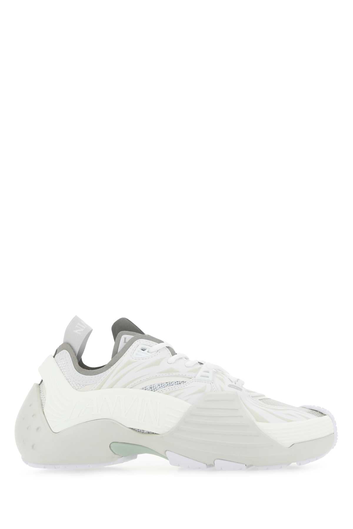 Lanvin Women Multicolor Fabric And Rubber Flash-X Sneakers by Luosophy
