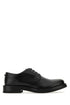 Valentino Garavani Men Black Leather Lace-Up Shoes by Luosophy