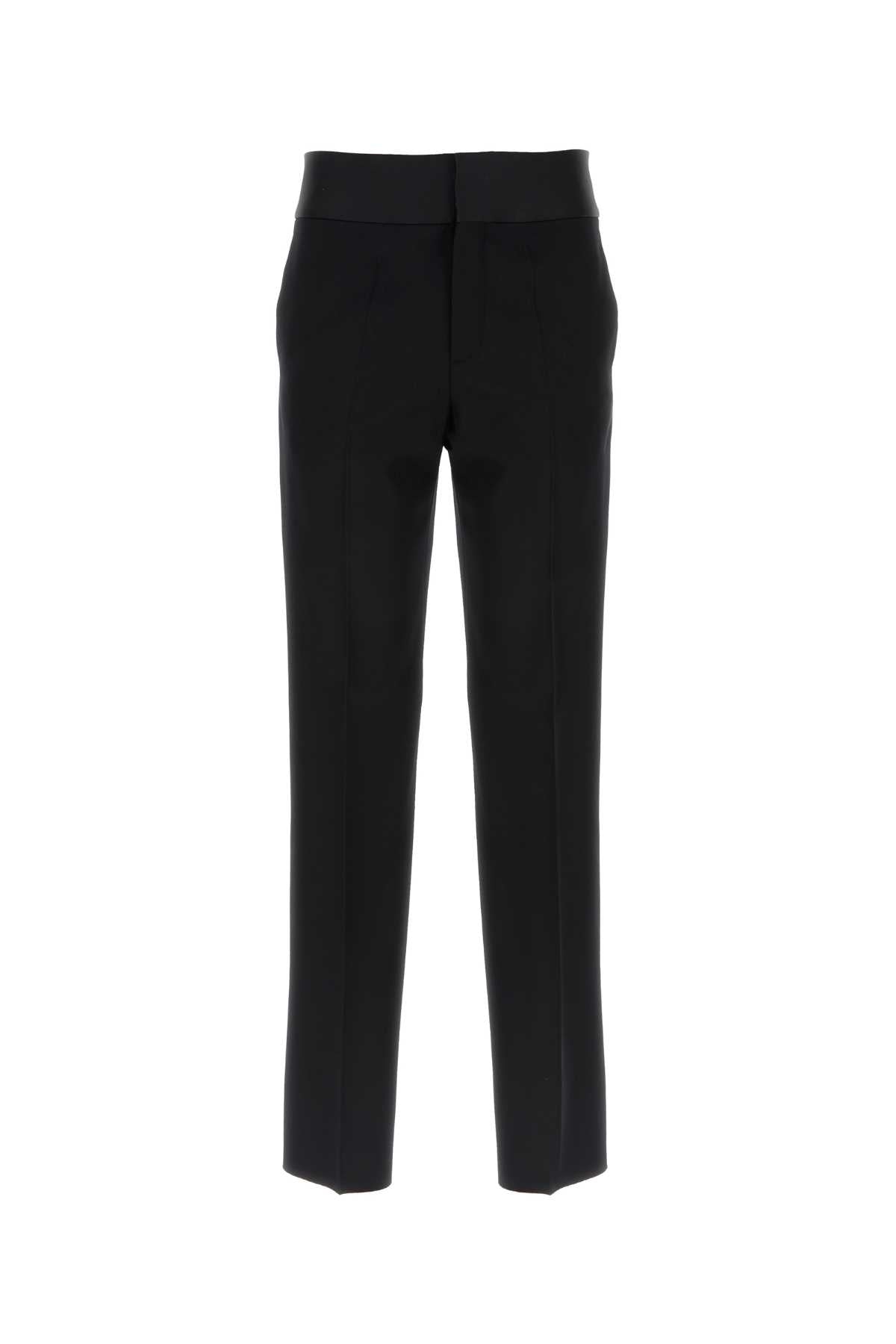 Valentino Garavani Men Black Wool Pant by Luosophy