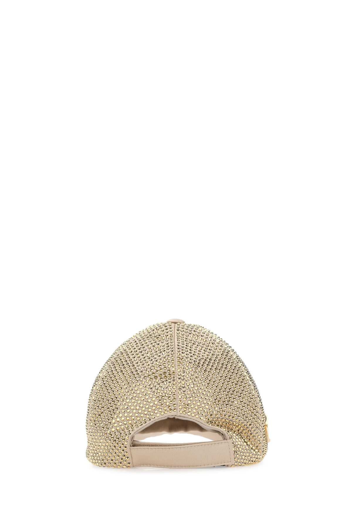 Prada Women Embellished Duchesse Baseball Cap by Luosophy