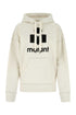 Isabel Marant Etoile Women Melange Ivory Cotton Blend Mansel Sweatshirt by Luosophy