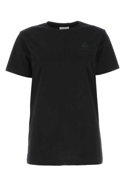 Isabel Marant Etoile Women Black Cotton Aby T-Shirt  DestGlow