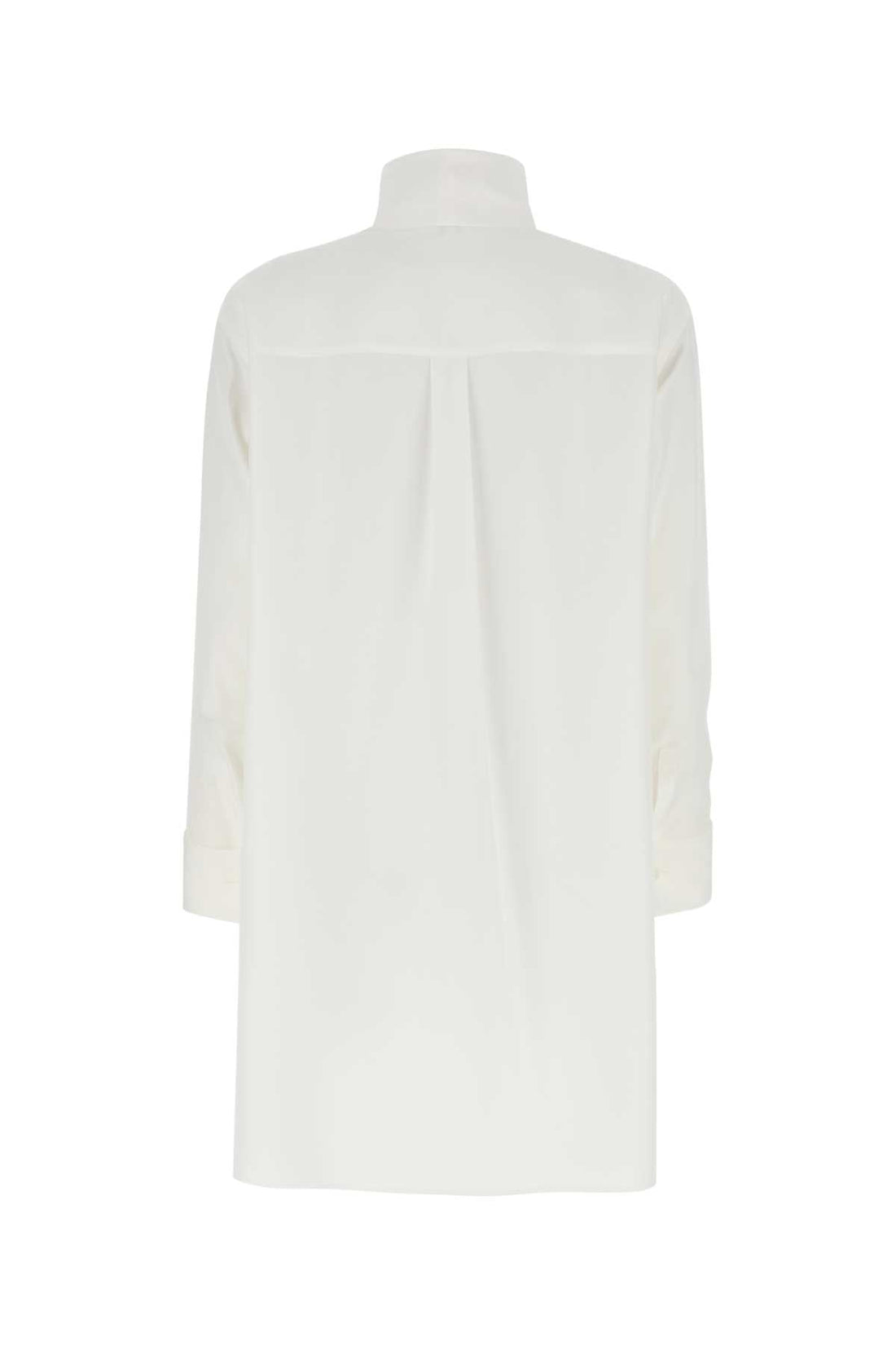 Loewe Women Ivory Crepe Oversize Blouse by Luosophy