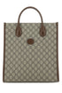 Gucci Men Gg Supreme Fabric And Leather Handbag by Luosophy