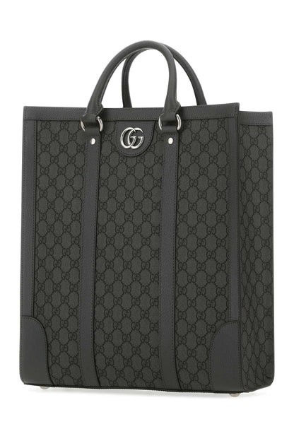 Gucci Men Gg Supreme Fabric And Leather Ophidia Shopping Bag by Luosophy