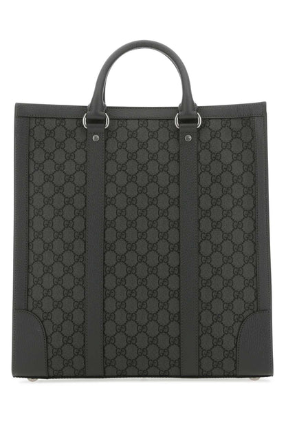 Gucci Men Gg Supreme Fabric And Leather Ophidia Shopping Bag by Luosophy