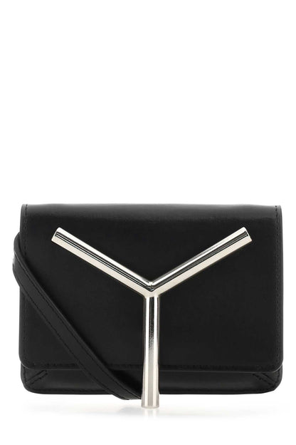 Y Project Women Black Leather Mini Crossbody Bag by Luosophy
