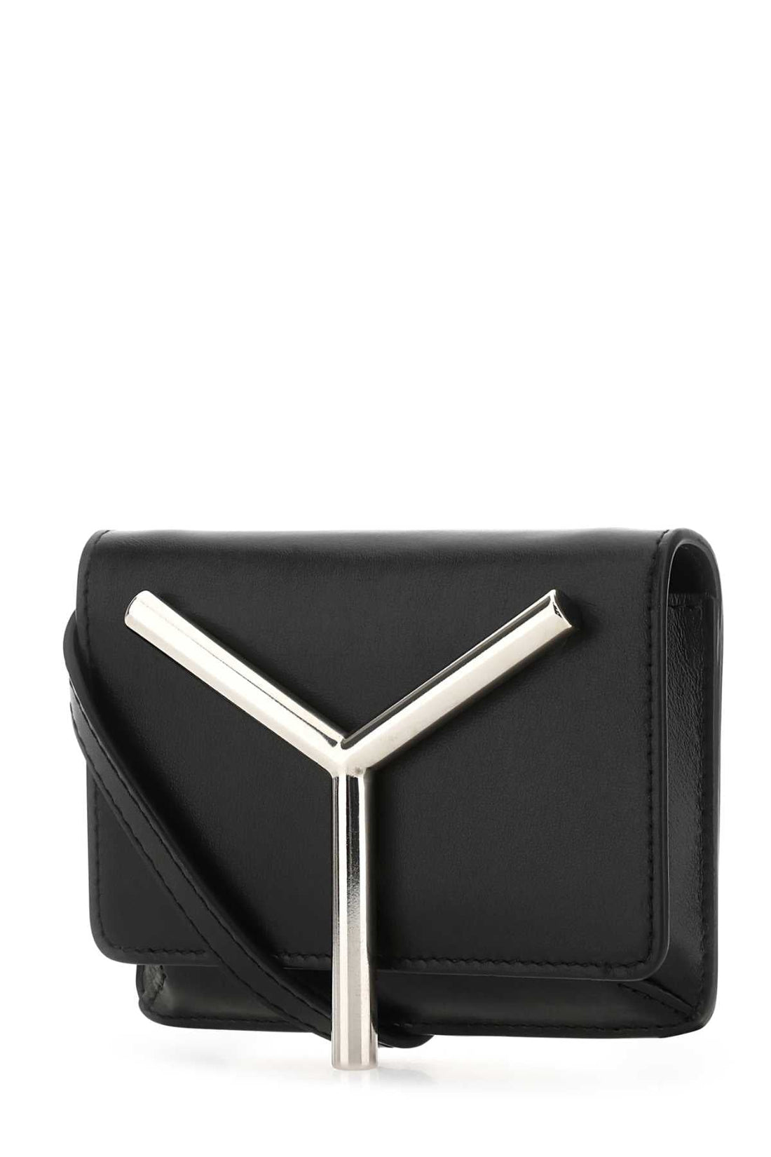 Y Project Women Black Leather Mini Crossbody Bag by Luosophy
