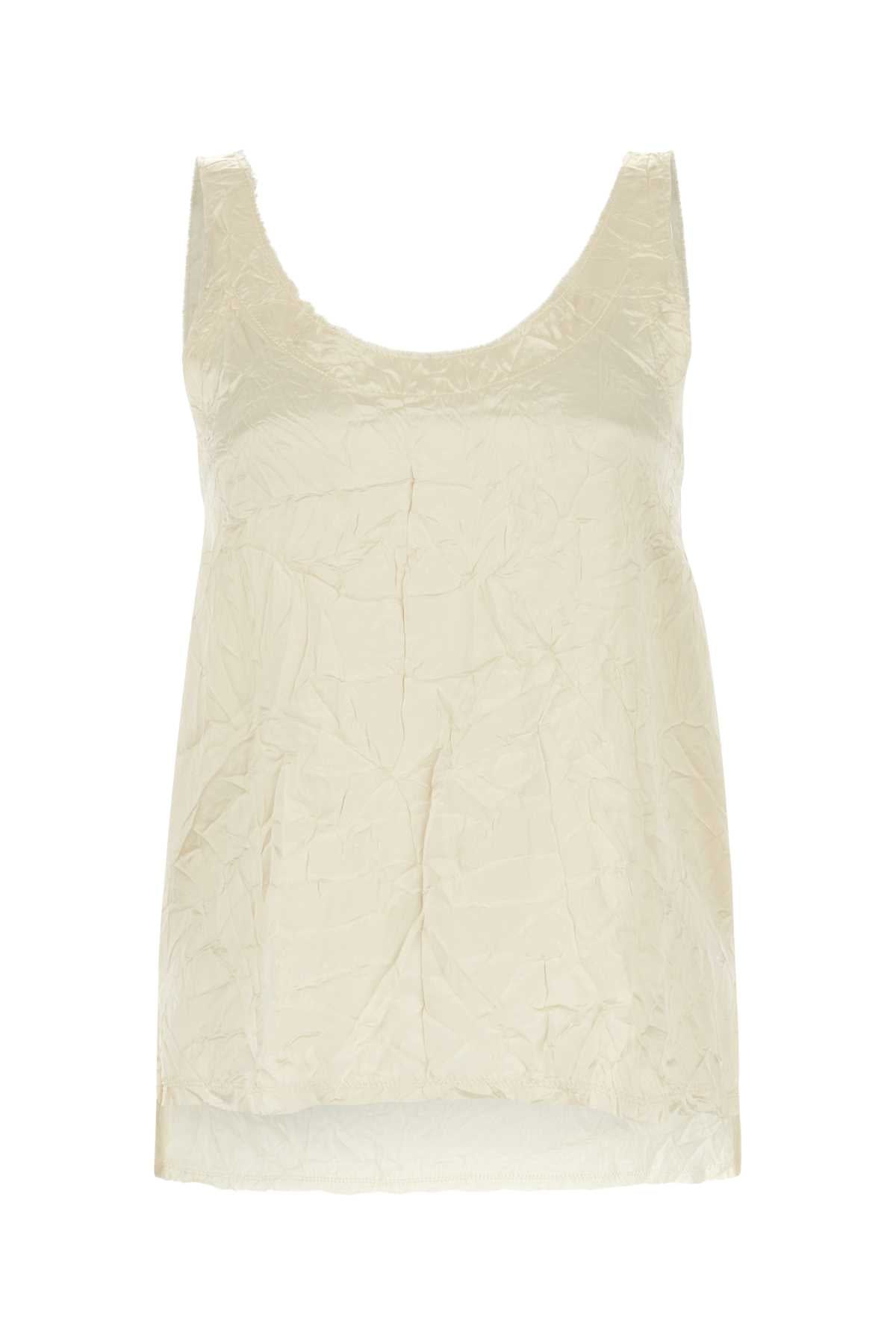 Lanvin Women Ivory Viscose Top by Luosophy