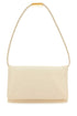 Marni Women Ivory Leather Prisma Shoulder Bag by Luosophy