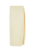 Jil Sander Women Ivory Viscose Blend Skirt by Luosophy