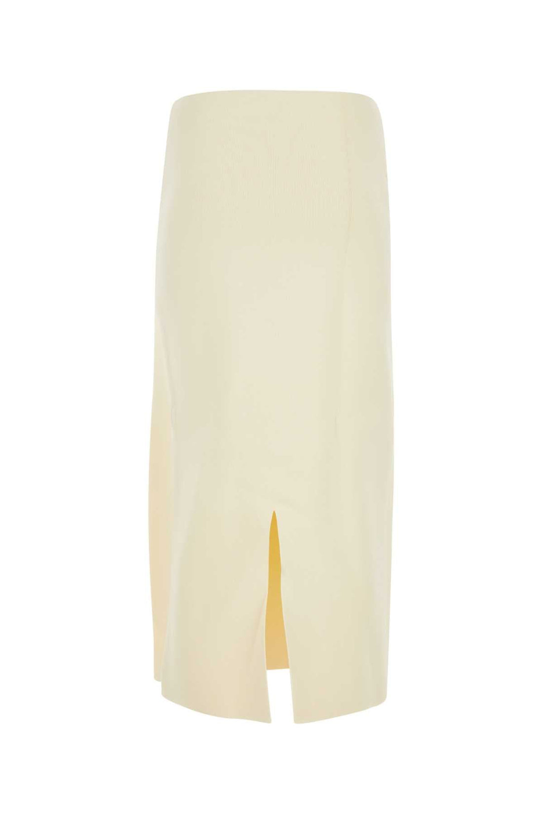 Jil Sander Women Ivory Viscose Blend Skirt
