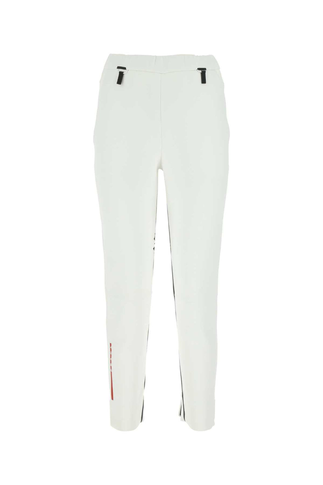 Prada Women White Neoprene Pant by Luosophy