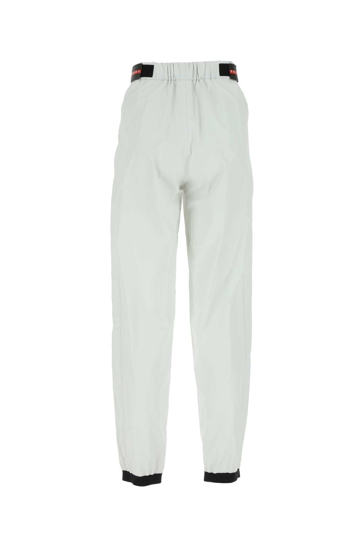 Prada Women Chalk Nylon Tech Pant by Luosophy