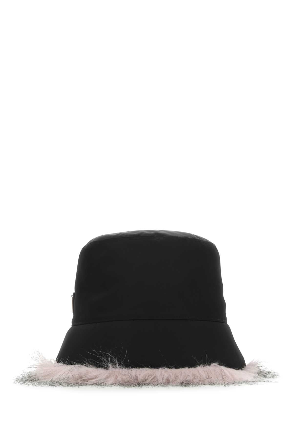Prada Women Black Re-Nylon Hat by Luosophy