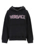 Versace Women Black Cotton Oversize Sweatshirt by Luosophy
