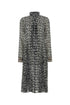 Versace Women Printed Crepe Shirt Dress by Luosophy