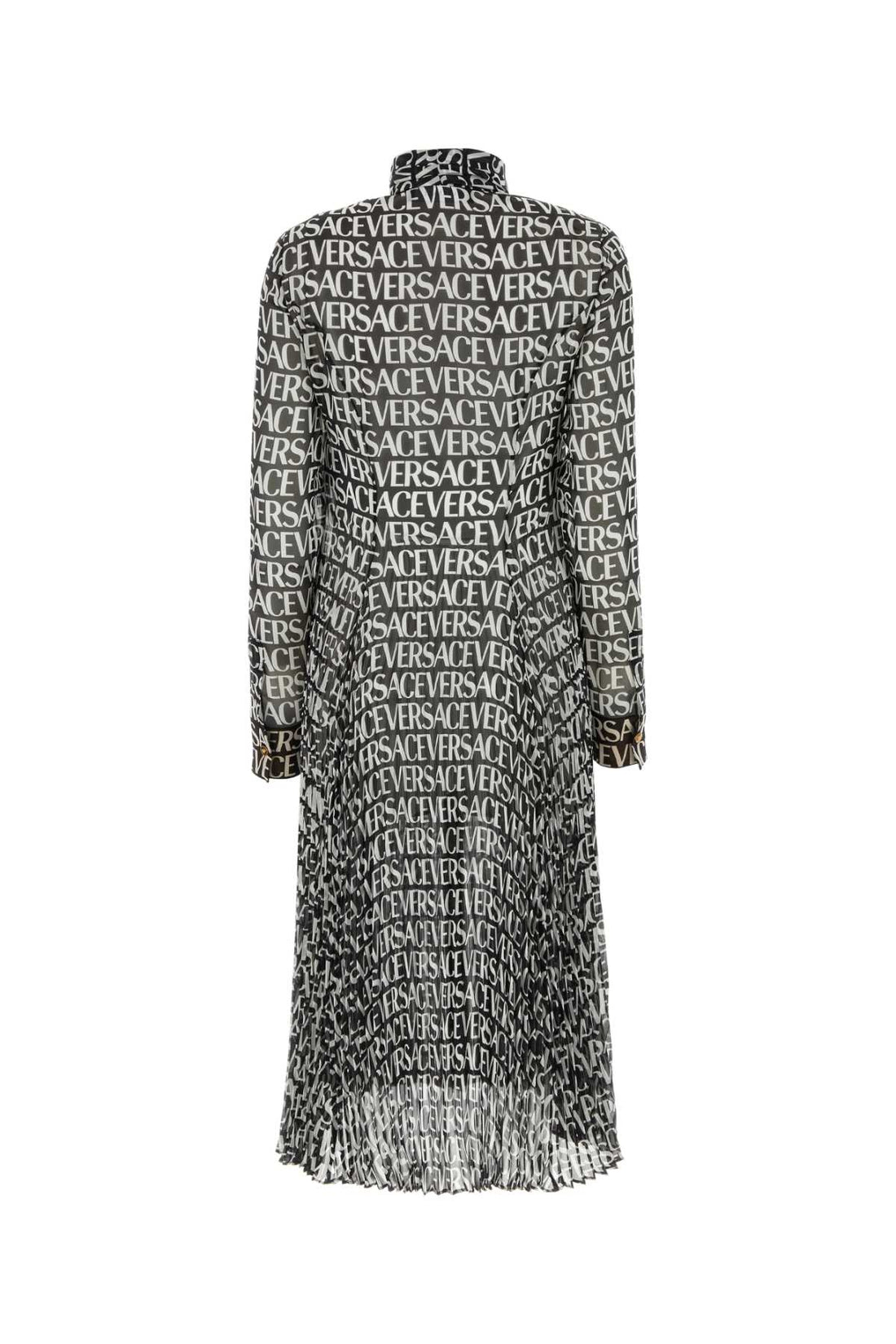 Versace Women Printed Crepe Shirt Dress by Luosophy