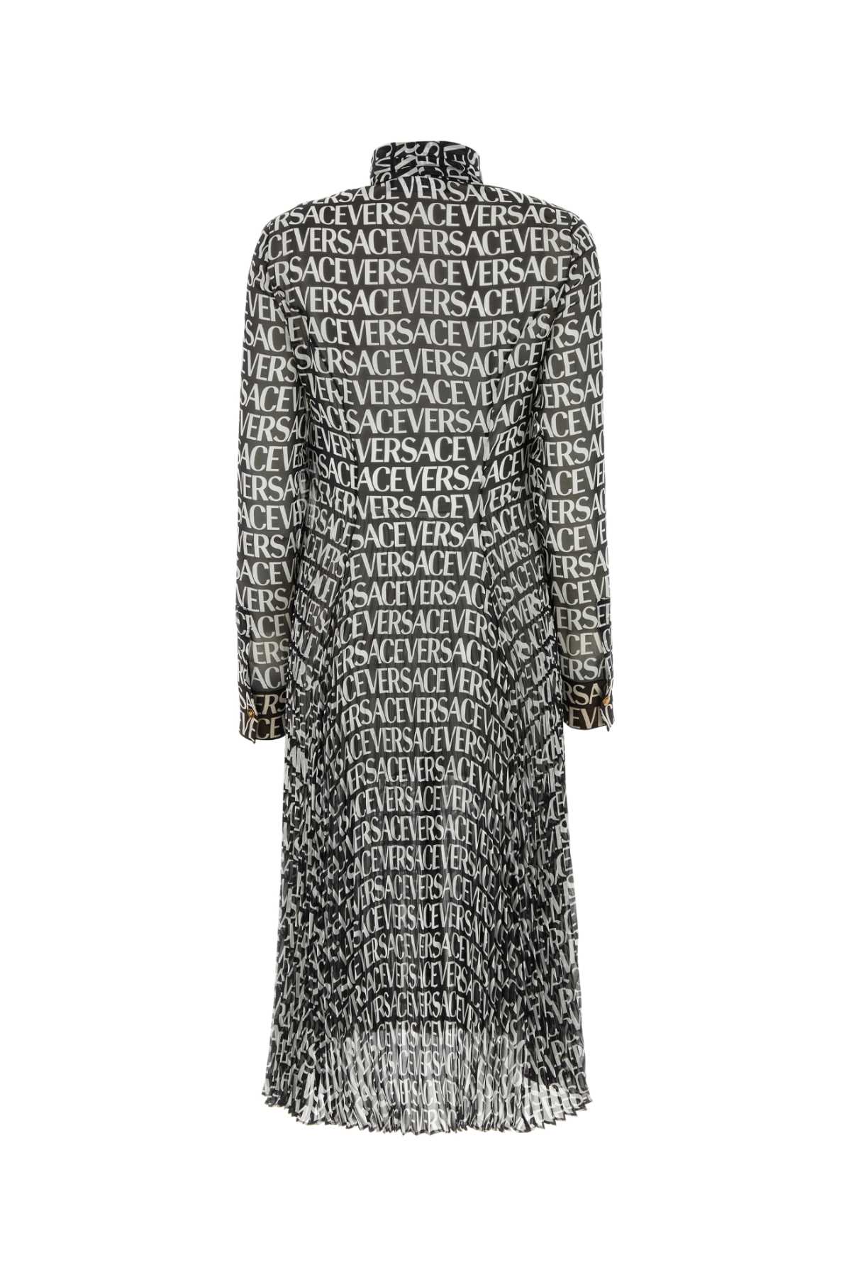 Versace Women Printed Crepe Shirt Dress by Luosophy
