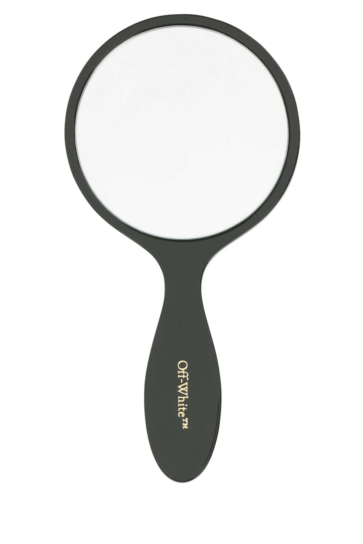 Off White Unisex Army Green Acetate Bookish Hand Mirror by Luosophy