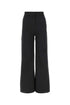 Palm Angels Women Black Polyester Blend Pant by Luosophy