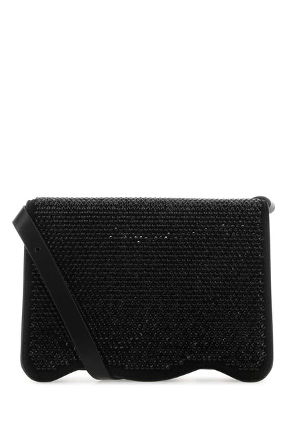 Palm Angels Women Embellished Suede Palm Beach Crossbody Bag by Luosophy