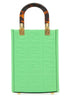 Fendi Women Green Leather Mini Sunshine Handbag by Luosophy