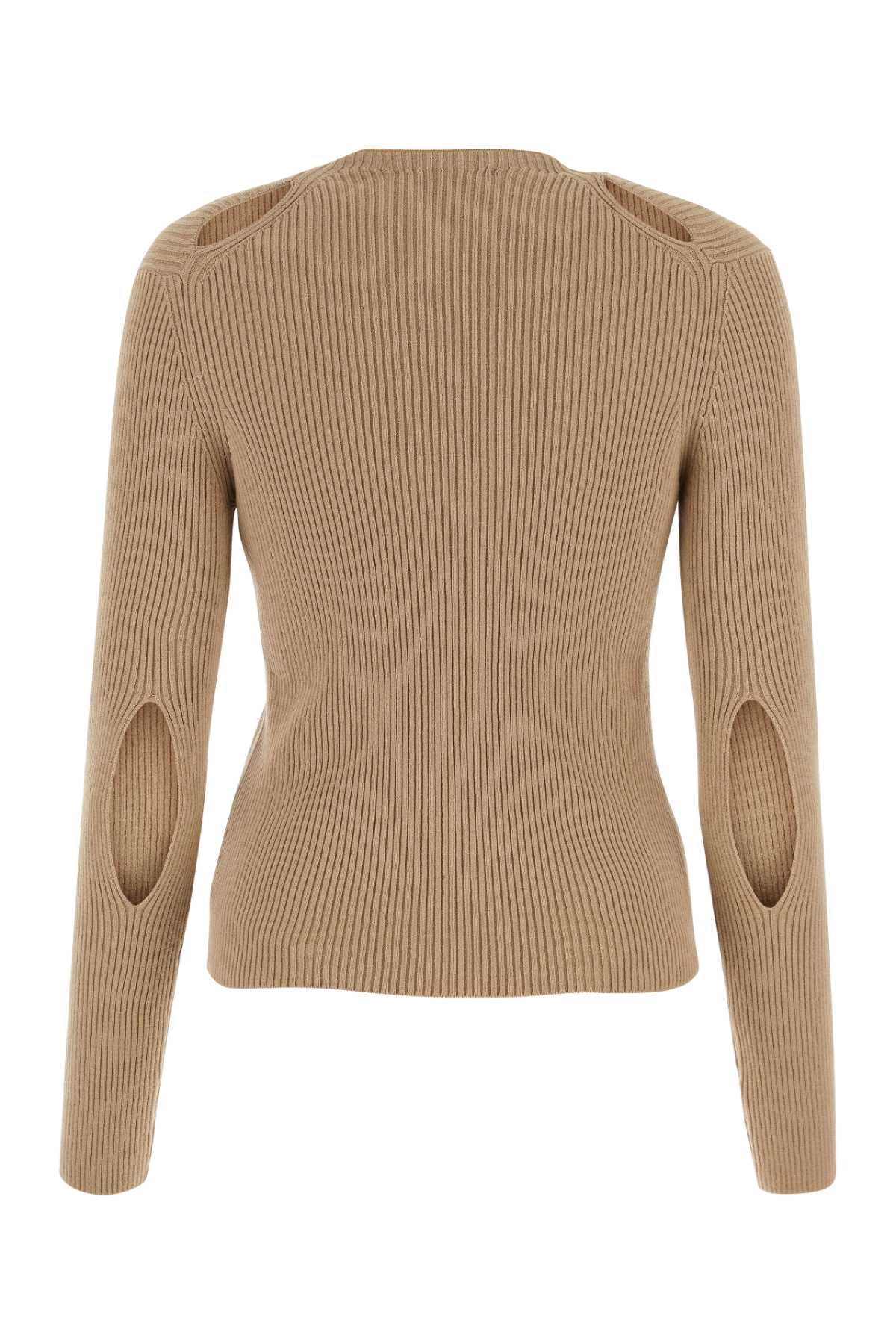 Fendi Women Biscuit Cotton Blend Cardigan by Luosophy