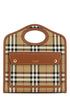 Burberry Women Printed Canvas And Leather Mini Pocket Handbag by Luosophy