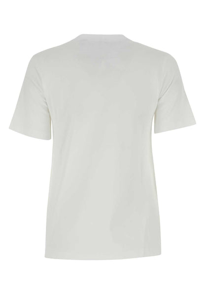 Burberry Women White Cotton T-Shirt by Luosophy