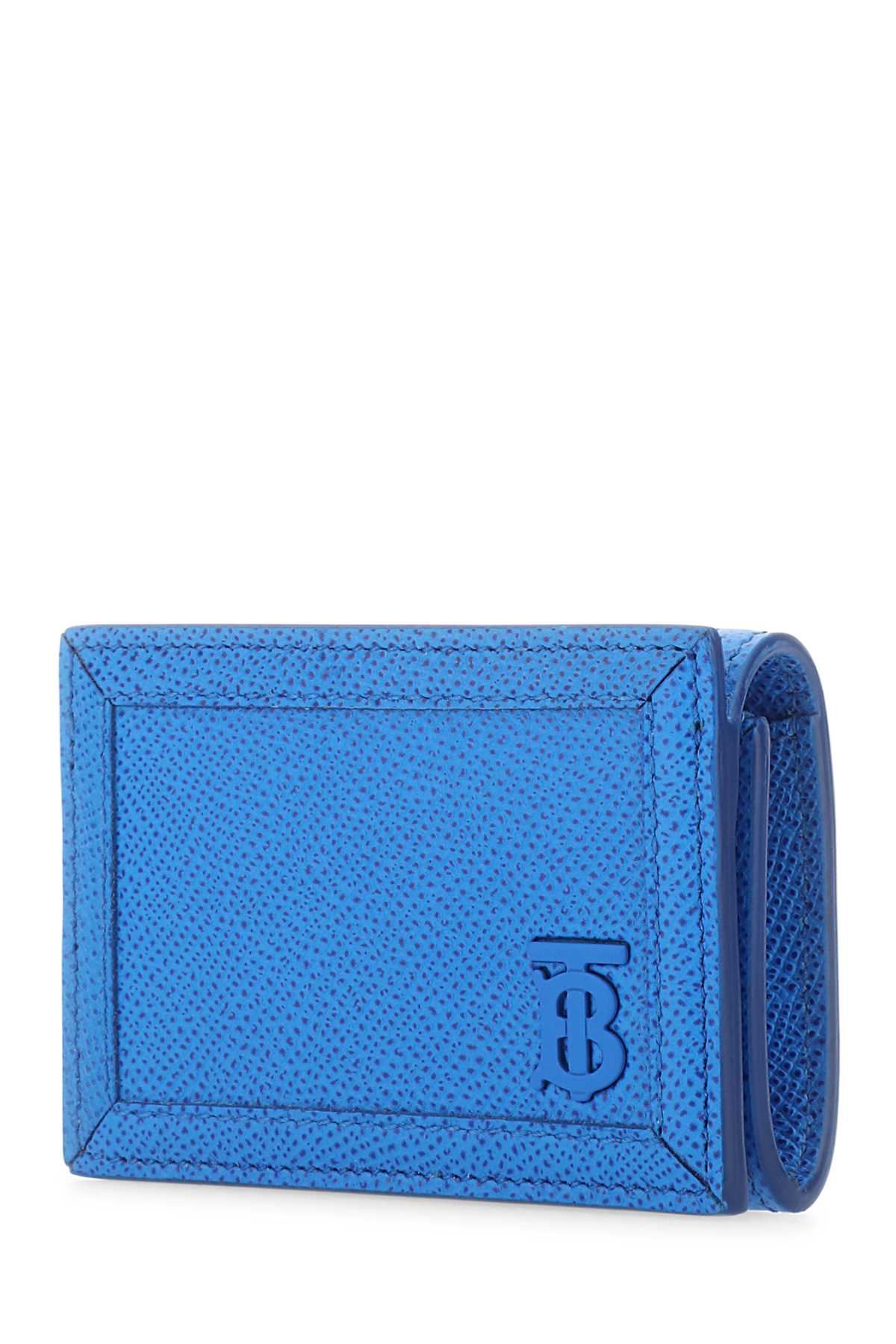 Burberry Men Turquoise Leather Card Holder by Luosophy