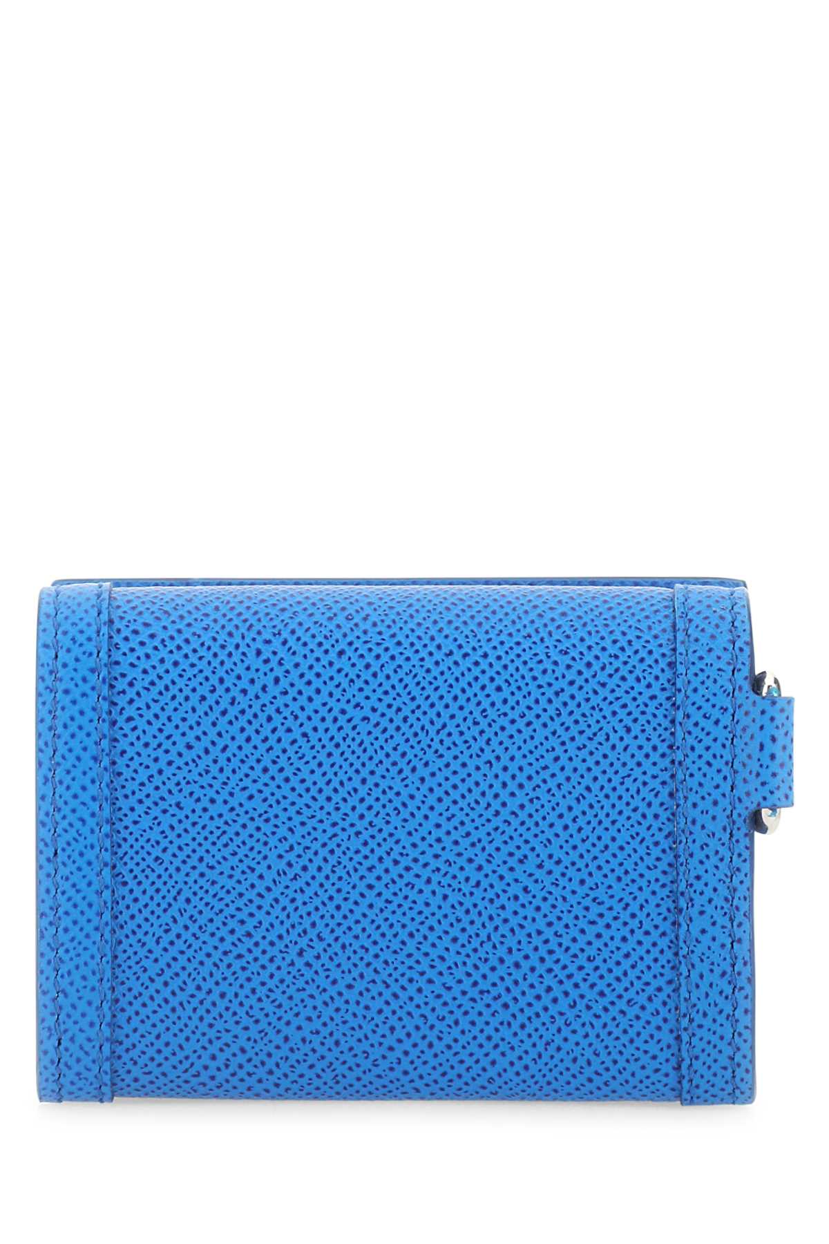 Burberry Men Turquoise Leather Card Holder by Luosophy