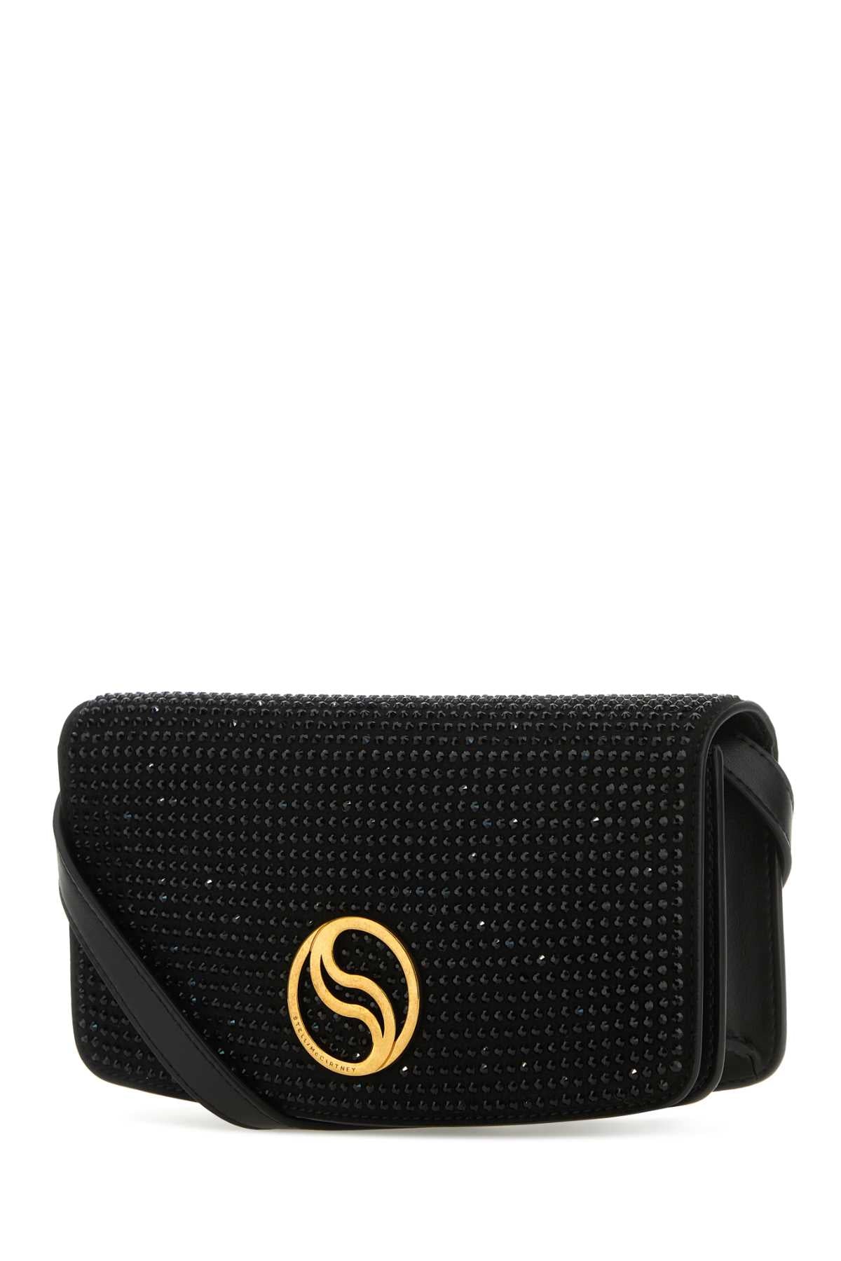 Stella Mccartney Women Black Alter Mat Mini S-Wave Wallet by Luosophy
