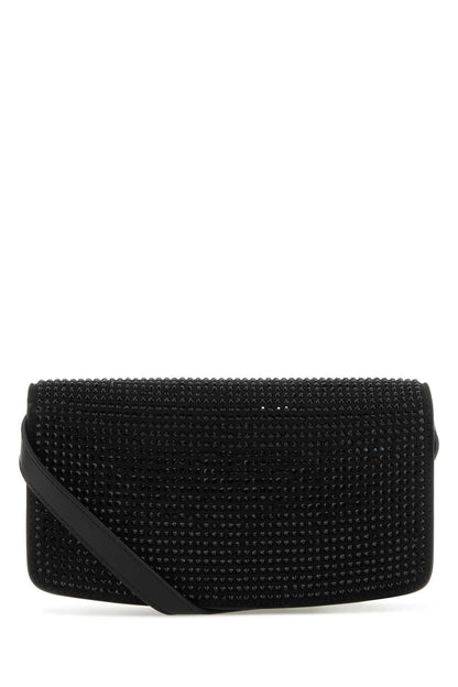 Stella Mccartney Women Black Alter Mat Mini S-Wave Wallet by Luosophy