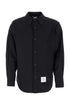 Thom Browne Men Midnight Blue Wool Shirt by Luosophy