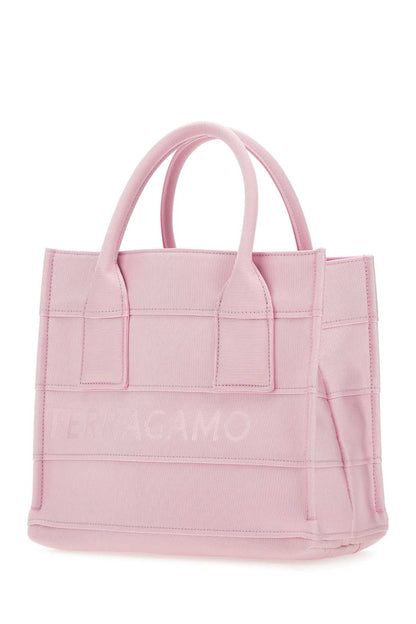 Salvatore Ferragamo Women Pink Fabric Beach S Handbag by Luosophy