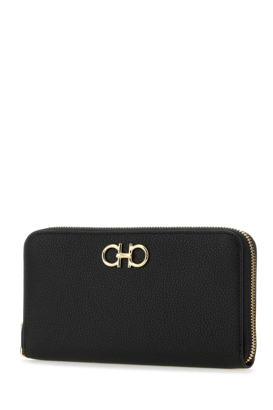 Salvatore Ferragamo Women Black Leather Wallet by Luosophy