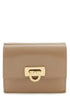Salvatore Ferragamo Women Beige Leather Wallet by Luosophy